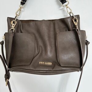 Steve Madden Brown Leather Hobo bag
